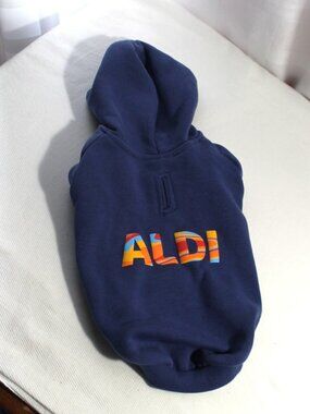 ALDI Hoodie Sweatshirt for Small Dog, NWOT